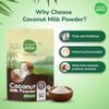 StapleGreenz Instant Coconut Milk Powder - 300g  Premium Plant-Based Milk Powder | Rich & Creamy | Ideal for Curries, Smoothies, Mocktails, Desserts | Gluten-Free view 3