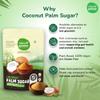 StapleGreenz Coconut Palm Sugar - 300g  100% Natural, Low GI Sweetener | Unrefined & Mineral-Rich | Healthy White Sugar Substitute for Tea, Coffee, Baking | No Added Preservatives, Colors and Flavor view 3