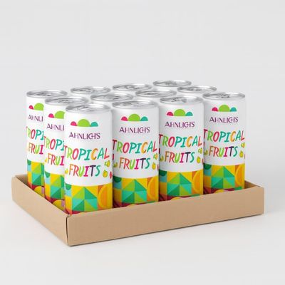 Ahnlichs Tropical Fruits Drink | Refreshing Juice Blend with Pineapple | Mango & Passionfruit | Pack of 12