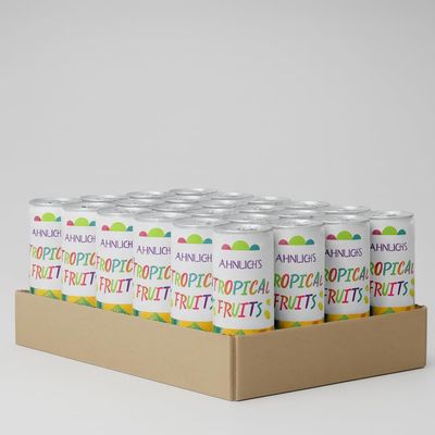 Ahnlichs Tropical Fruits Drink Refreshing Juice Blend with Pineapple, Mango & Passionfruit (Pack of 24)