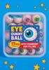 Hungry Beast - Premuim Eye Gummy Ball with Strawberry Jelly Filling | Eyeball Mixed Fruits Flavour | Center Filled Gummy | Spooky Halloween Jelly Balls - (30 Count) view 2