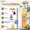 Gyros Organic Farms Cold Pressed Groundnut Oil 500 ml | 100% Pure and Natural and Healthy Choice for Daily Cooking | Chemical Free | Organic - 500ml Glass Bottle view 3