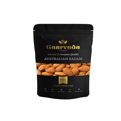 GAURVEDA Australian Almonds (Badam) -, Rich in Nutrients, Perfect for Snacking, Cooking & Healthy Lifestyle - 250g (Approximate) | 500 Grams