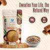 AdiRaj Organic Jaggery Powder | 100% Natural Unrefined Chemical-Free Sweetener | Healthy Desi Jaggery Sugar Alternative for Cooking Baking Beverages (Pack of 1, 400g) view 2