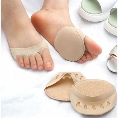 AHKIS Forefoot Pad for Pain Relief | Hallux Valgus Foot | Bunion Sleeve Foot Pad | Metatarsal Pad | Ball of Foot Cushion for High Heels | Morton's Neuroma | Foot Support for Pain Relief (1 Pair)