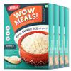 Miraj WOW Meals Ready to Eat Plain Basmati Rice, Aromatic Indian Style Steamed Rice, No Added Preservatives or Colors, 250g x Pack of 4 view 1