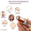 Flawless and Epilator, Lips Hair Removel, Nose Hair Removel Electric Razor Hair Removal for Women Rechargeable Trimmer with Light and USB view 4