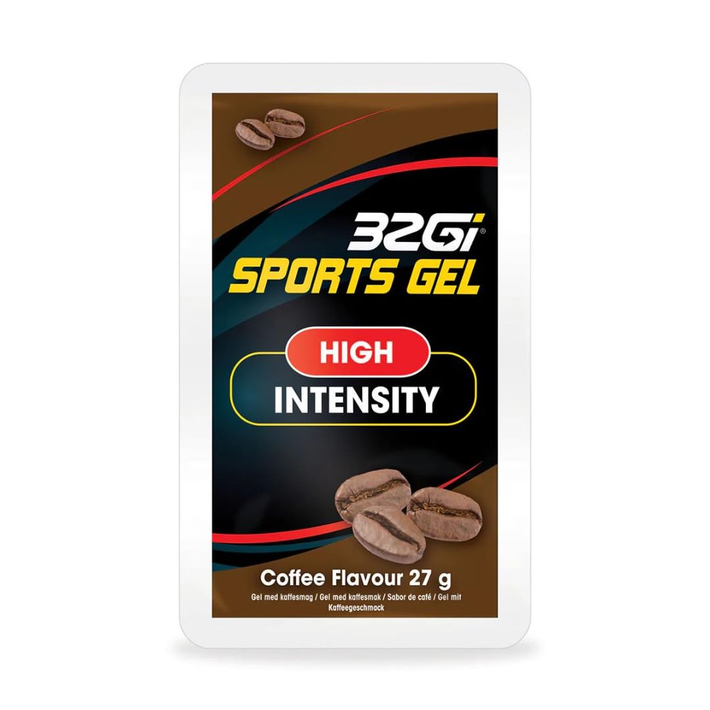 32Gi Sports Energy Gel | Quick Releasing Energy | Patended Snap Open Technology- 27g each- Pack of 3 (Pack of 3, Coffee)