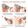 2 in 1 Trimmer for Women, Face and Eyebrow Trimmer for Women | 1 Year Warranty, Rechargeable Facial Hair Remover, Upper Lip, Forehead, Nose & Ear TrimmerNIL Baps-P310 view 4