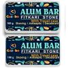 Alum Bar | FitkariStone with Travel Case 400 g , Natural Fitkari Stone for Aftershave, Underarms, Skin Tightening,Water Purification | Crystal White Alum Bar for Deodorant, Acne treatment | Gentle & Effective-100g x Pack of 4 view 3