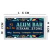 Alum Bar | FitkariStone with Travel Case 400 g , Natural Fitkari Stone for Aftershave, Underarms, Skin Tightening,Water Purification | Crystal White Alum Bar for Deodorant, Acne treatment | Gentle & Effective-100g x Pack of 4 view 4