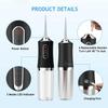 Queue Professional Cordless Dental Flosser | 300 ml Large Detachable Water Tank | 3 Modes | IPX7 Waterproof | Oral Flosser (Water Flosser) view 3