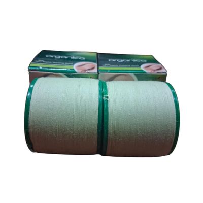 Vardhman Organic Cotton Eyebrow Threading Thread 2 Spools x 300 Meters Professional Hair Removal Tool for Women Eyebrows, Upper Lips, Chin & Face Salon & Home Use