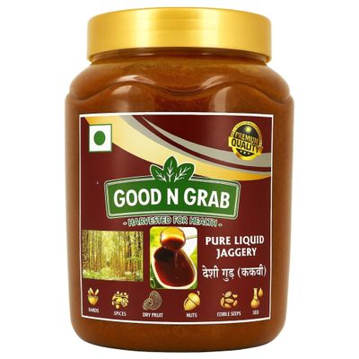 GOOD N GRAB Kakavi  Natural Liquid Jaggery (1.25 kg)| Traditional Sweetener | No Added Sugar, Preservative-Free