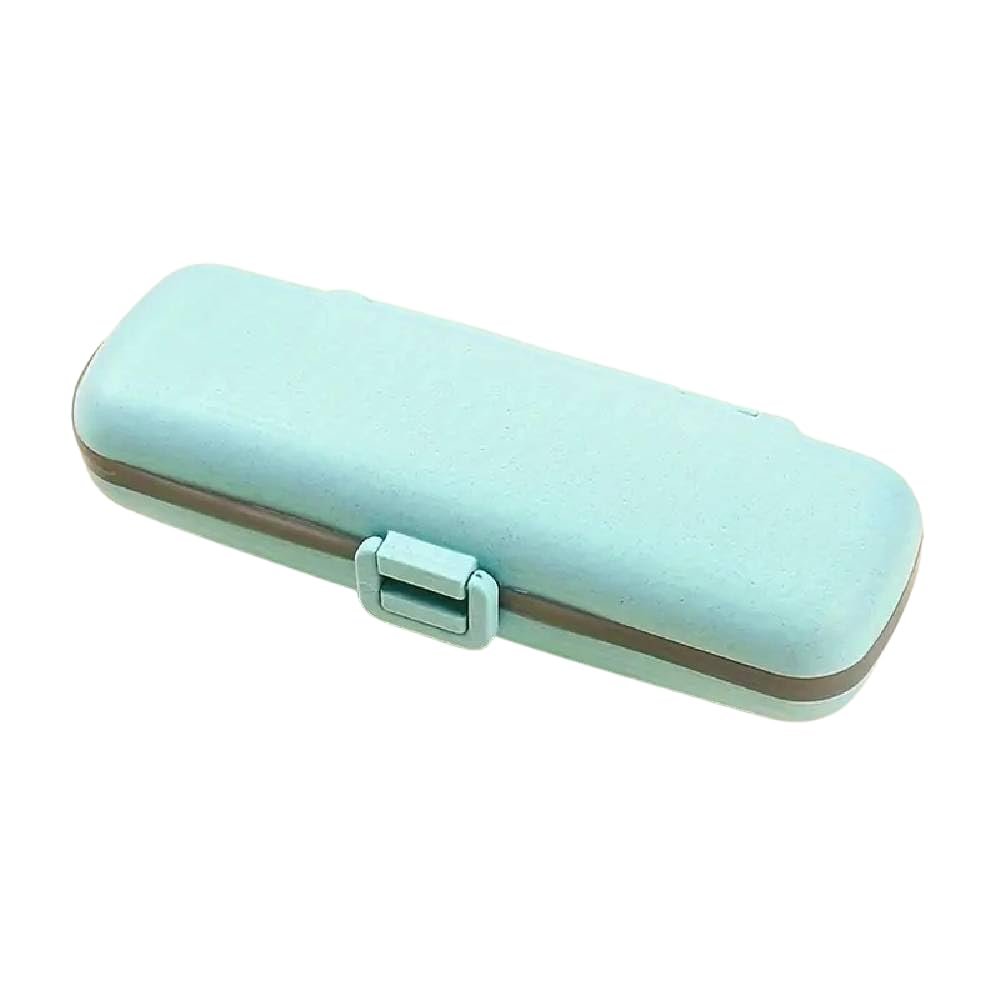 Clickswift Pill Box Organizer 7 Compartment, BPA Free Food Grade Medicine and Tablet Storage Case with Air Tight Silicone Seal, Portable Weekly Pill Container for Travel, Home & Office"1 Pcs (Multicolours)
