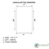 Chocolate Packaging Printed Book Aluminium FOIL Lines (Clouds) view 2