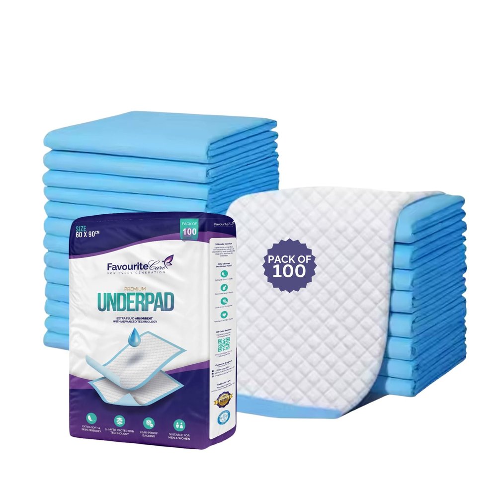 Favourite Care Disposable Underpads 60x90 cm Large Cheap Offer Adult Bed Protection SheetsPack of 100