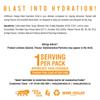 Ahnlichs H2WHOA  Orange Blast Hydration Drink with Electrolytes & B Vitamins | Rehydrate Fast, No Added Sugar | Pack of 12 view 3