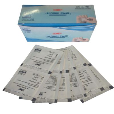 100 Sterile Antiseptic Cleaning Swabs, Antiseptic Prep Pads for Skin Care And Wipe Pads