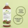 Ayumcure Stoneaway Juice 1L | Ayurvedic Blend with Pashan Bhed, Gokshura, Punarnava & 11+ Herbs | Supports Kidney Stone Removal, Relieves Urinary Irritation & UTI | 100% Natural view 3