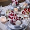 IKEA VINTERFINT Paper napkin, check pattern white/red, 33x33 cm (30 Pieces) view 3