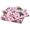 IKEA VINTERFINT Paper napkin, mixed patterns pink, 33x33 cm (13x13 ") (30 pieces) view 1
