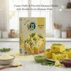 77 Green Instant Khaman Mix Pack of 2 (800g)  Soft & Fluffy Gujarati Snack | Ready-to-Cook Vegetarian Breakfast & Tea-Time Savory Khaman Real Ingredients, No Added Colors or Preservatives view 4