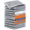 Arzat Stainless Steel Wire Dish Scrubber  Heavy Duty Rust-Free Metal Cleaning Pads for Utensils, Pots & Pans, Durable Kitchen Scrubbers for Dishwashing (Pk10) view 1