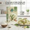 77 Green Instant Dhokla Mix Pack of 3 (600g), Soft & Fluffy Gujarati Snack Ready-to-Cook Vegetarian Breakfast Steamed Chickpea & Rice Flour Mix with Real Ingredients, No Added Colors or Preservatives view 4