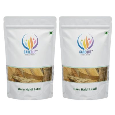 CAREQUE Daru Haldi Lakdi - Daruhaldi Wood - Indian Barberry - Berberis Aristata 100 Gram | Pack of 2
