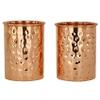 Bay Nut Diwali Gift Hamper with Dry Fruit Pouch 200g, Copper Glass Set, Decorative Lantern, Colourful Diyas view 4