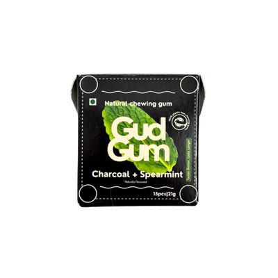 Gud Gum- Natural, Plastic Free Chewing Gum -21g x 4 - Mini Pack of 4- No added artificial colours, flavours & sweeteners