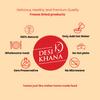 Desi Khana Ready To Eat (Pack Of 2) Punjabi Chole - 3 Minute Instant Healthy Main Course Food Makes Approx 180-200 gm | Just Add Hot Water | Zero Preservative | Wholesome Meal(60g Pouch, Freeze Dried) view 3