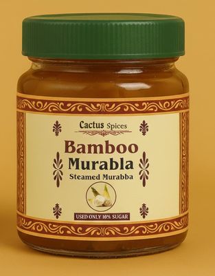CACTUS SPICES | STEAMED MURABBA | DRY BAMBOO Murabba | Only 10% Sugar Used | 50-60 Pieces | No Preservative | 400G