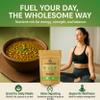 21 Pure Nutrition Moong Sabut Whole Green Mung Beans Sprouting Grade, High Protein Pulses Farm Fresh, Vegan Healthy Cooking Essential (500Gm) view 3