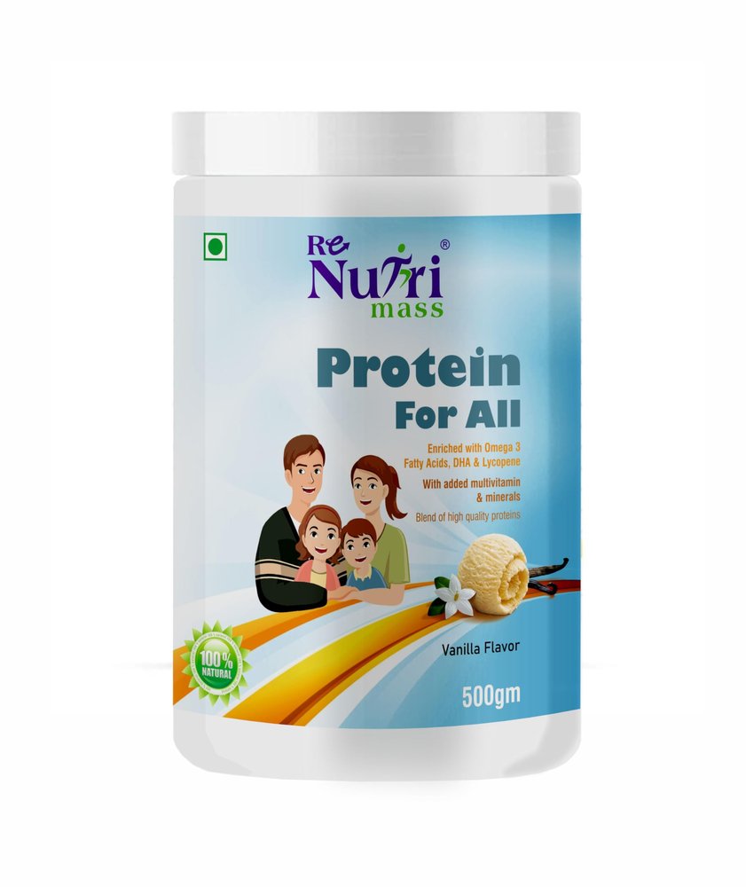 ReNutri Mass  Protein For All | Vanilla Flavor | 500g