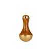 2-in-1 Certified Kansa Foot Massage Wand  Traditional Ayurvedic Foot Massager & Detox Tool  Natural Teak Wood  Deep Relaxation, Blood Circulation & Stress Relief view 2
