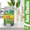 ALKA AAM CHASKA Chatpati Aam Tablets | Tangy Mango Flavoured Digestive Candy | Khatta Meetha Aam Goli | Mouth Freshener Churan Candy | Travel-Friendly Pack (100 Strips) view 2