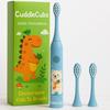 CuddleCubs Electric Toothbrush for Kids  Sonic, IPX7 Waterproof, 3 Modes, 3 Replaceable Brush Heads, 19,000 Strokes/Min, DuPont Soft Nylon Bristles, Multi-Color view 1