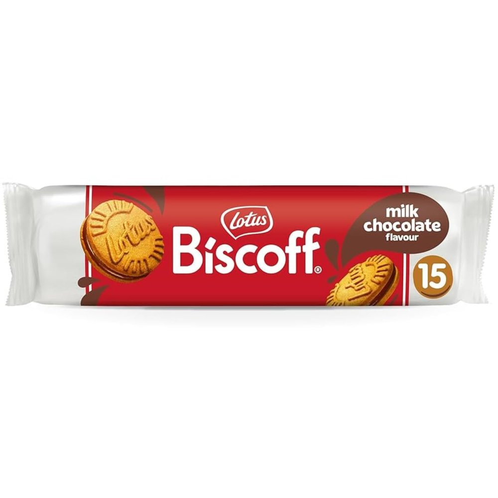 Lotus Biscofs Sandwich Cookies with Milk Chocolate Flavoured Cream, 150 g (Imported)