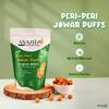ANAVRIN Roasted Jowar Puffs Combo | High Fibre & Protein Puffs | Peri Peri, Salt & Pepper, and Masala| Healthy Snacks & Millet Puffed Snacks | Gluten Free, Zero Cholesterol (Pack of 3-360gm) view 4
