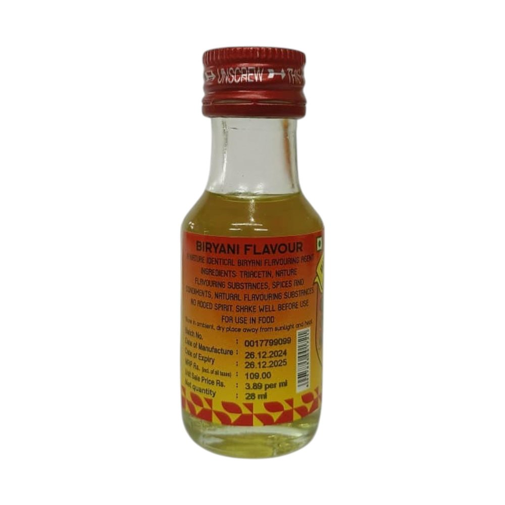 EXCEL ENTERPRISES IFF Biriyano Essence/Flavour 28 ML*3 | Flavouring Agent |Biryinai Extract | Culinary Essence | Pack of 3 |Pack of 1