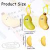 Chuppinz 2PCS Tooth Brush Cap Cover, Banana Box Toothbrush Cover Case for Travel, Fun Design for Kids, Lightweight Plastic Toothbrush Protector, 9.4cm x 2.8cm x 4cm view 2