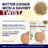 nutndiet Almond Ajwain Butter Cookie, 100% Natural, Clean-label, Gluten-Free, 2g Protein per Cookie, Parent Trusted, Peace of Mind in Packet (15g x 10 Packs) view 3