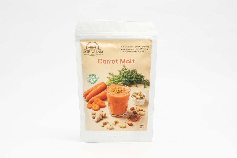 Uyirvalam Carrot Malt 250g | Natural Health Drink Mix, Rich in Beta-Carotene & Antioxidants