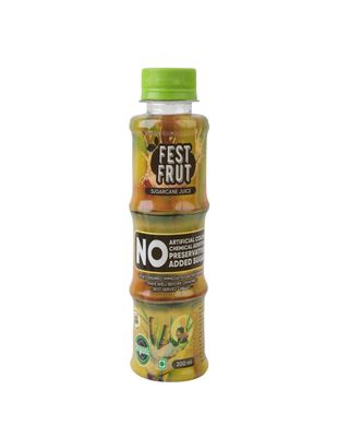 FESTFRUT Sugarcane Juice, 200 ml, 100% Pure - Pack of 43
