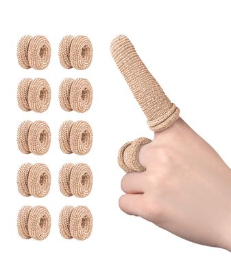 10PCS Finger Dressing, Finger Bandage for DIY Projects, Construction Work, Gardening, Cooking, Sculpting, Handles Finger Sprains and Swelling, Comfortable and Breathable