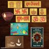 Bogatchi Diwali Dark Bar LED Diyas with Stickers | Sweet & Festive Gift Hamper for Family, Friends & Corporate Gifting  Pack of 3, 70g view 2
