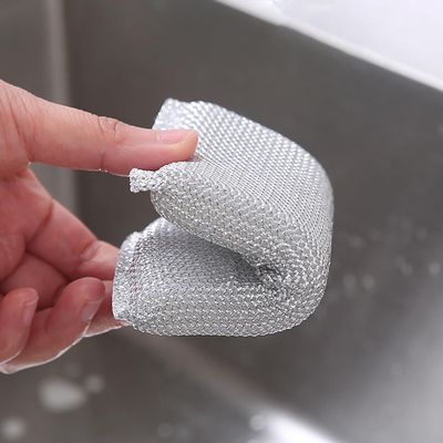 GONIPIMI 1 Pcs Kitchen Scrubbing Sponges - Heavy Duty Non-Scratch Scrubbing Cleaner Sponges in 1 Color - Multi-Surface Non-Metal Dish Scouring Scrubbers SKB-101