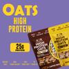 GrowFitz 25g High Protein Oats 800 Gram, Pack of 2 | Coffee Mocha & Kulfi Flavor Combo Breakfast Oatmeal | 17g High Fiber, Almonds, Raisin, Pumpkin, Chia Seeds, Super Rolled Oats | No Added Sugar view 4